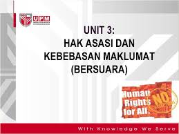 Kebebasan beragama di malaysia adalah tertakluk kepada perlembagaan malaysia. Unit 3 Hak Asasi Dan Kebebasan Maklumat Bersuara Ppt Download