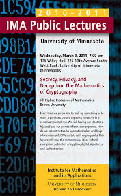• the concept of data integrity • cryptography and encryption algorithms • digital signatures • blockchains • cryptocurrencies • general considerations and conclusions. Secrecy Privacy And Deception The Mathematics Of Cryptography Institute For Mathematics And Its Applications