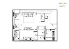 Conrad Beijing In China Hotel Floor Plan Hotel Room Plan Floor Plan Hotel