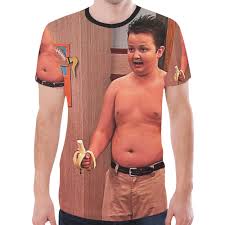 Noah munck starred as gibby on icarly for nearly 5 years, and even made another appearance in sam & cat! Gibby Banana Shirt From Icarly Onyx Prints