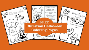 Each printable highlights a word that starts. The Best Christian Halloween Coloring Pages Bible Study Printables