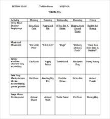 Sample Toddler Lesson Plan 8 Example Format Toddler Lesson Plans Template Preschool Lesson Plan Template Curriculum Lesson Plans
