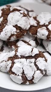 Schokoladen Crinkle Cookies Urlaub101 Chocolate Crinkle Cookies Recipe Crinkle Cookies Recipe Desserts