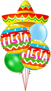 Shop now for the best mexican party decorations and fiesta party supplies available to you at amols'! Buy Party Time 5 Pieces Colorful Fiesta Hat Party Decoration Balloon Sets Mexican Taco Party Supplies Fiesta Foil And Latex Balloon Sets For All Occasions And Gatherings Party Supplies Online