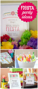 Mexican Fiesta Bridal Wedding Shower Emily S Fiesta Bridal Shower Catch My Party Mexican Bridal Showers Bridal Shower Mexican Fiesta Bridal Shower