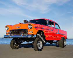 Image result for Flame Red 1955 GMC