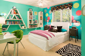 A purple table lamp and bedding are nice accents for this dramatic bedroom, and blooms match, too. 33 Turquoise Room Ideas That Will Wow You