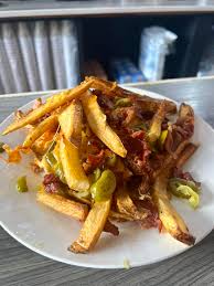 Tried the loaded cheese fries @ Breakfast