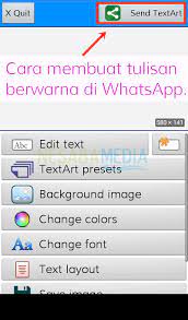 Cara Membuat Tulisan Berwarna Di Whatsapp 100 Work