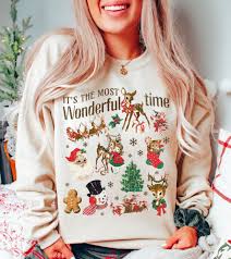 Christmas Sweatshirt, It's the Most Christmas Shirt, Vintage Christmas  Doodles Shirt, Santa Retro Christmas, Winter Sweater, Holiday Apparel