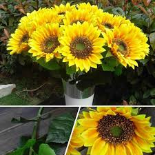 You can also infuse the plants with lighting, which could be the main sources of light in the room. Flowers 3pcs Artificial Flowers Sunflowers Realistic Fake For Decor Home Garden Trend Home Garden