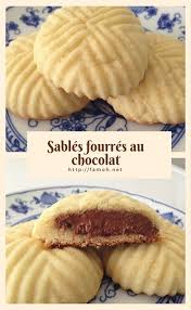 Sables Fourres Au Chocolat Famoh Blog Culinaire Et Recettes De Cuisine Par Fabienne Recette Recettes De Cuisine Recette Biscuit Chocolat