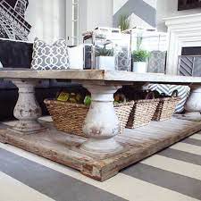 Coffee table with baskets underneath best console tables, source: Storage Space Under The Coffee Table 36 Ideas Digsdigs