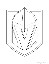 All orders are custom made and most ship worldwide within 24 hours. Nhl Vegas Golden Knights Logo Coloring Page Coloring Page Central