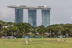 Singapore's most iconic hotel for the world's largest rooftop infinity pool, home to @artscimuseum and a wide range of dining, shopping & entertainment options. File Cricket Match And Marina Bay Sands Hotel In Singapore Jpg Wikimedia Commons