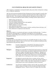 It is the policy of ucol to: Occupational Health And Safety Policy In Word And Pdf Formats