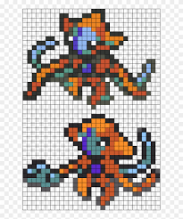 Red and pikachu pokémon sprite, hama sprites, pixel art, pokemon keychains, pokemon merchandising, pikachu keychain, hama beads dungeonofpixels. Deoxys Sprites Pixel Art Pokemon Deoxys Hd Png Download 631x925 5610824 Pngfind