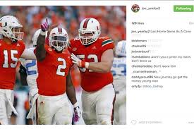 Miami Hurricanes Running Back Joe Yearby Declares for NFL Draft ...
