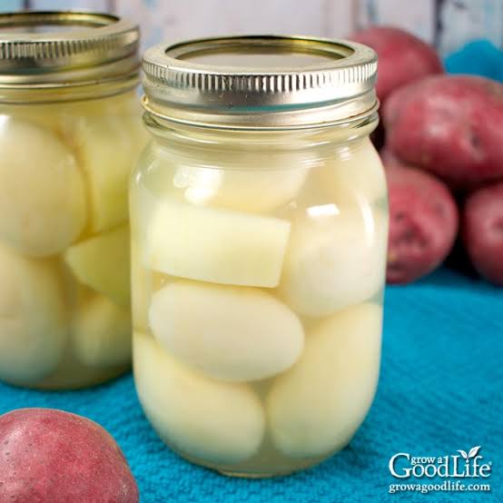 Canning Canned Potatoes