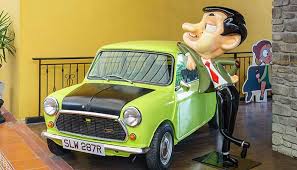 Bean that is etched in the minds of millions of his fans, it has to be him riding atop his famous green and black british leyland mini 1000. Mr Bean Car