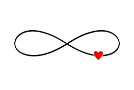 Heart Infinity Sign Infinity Art Board Print By Frauk Design Art Board By Frauk Design Heart Infinity Art Infinite Love Tattoo Infinity Tattoo Designs