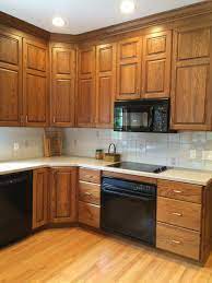 (painting, kitchen cabinets, photos, doors. How To Make An Oak Kitchen Cool Again Copper Corners