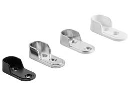 This kit may have a exact color match for you. Flange For Oval Wardrobe Tube Screw Fix