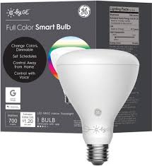 C By Ge Br30 Bluetooth Smart Led Light Bulb Multicolor 93103487 Best Buy