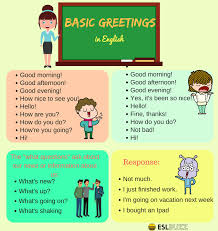 Useful English Greetings And Expressions For English Learners Eslbuzz Learning English English Learner English Lessons For Kids English For Beginners