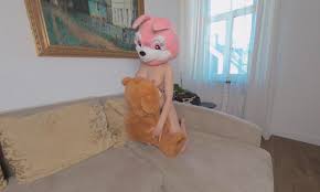 Jessica Rabbit Humping Teddy Bear In Living Room
