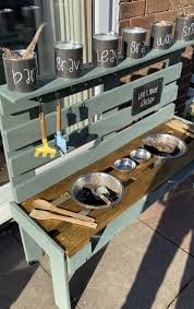 Mud Kitchen From Free Pallet Wood In 2020 Mud Kitchen For Kids Mud Kitchen Diy Mud Kitchen