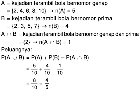 Berapa peluang kedua boila itu berwarna sama? Dalam Sebuah Kotak Terdapat 10 Bola Yang Diberi Nomor 1 Sampai Dengan 10 Sebuah Bola Mas Dayat