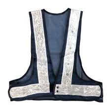 Get it as soon as fri, apr 30. Navy Blue Safety Vest With White Stripes And Red Flashing Led Lights