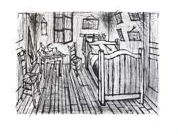 Van gogh arte di van gogh van gogh arte. Eau Forte Bernard Buffet Van Gogh Pointe Seche Originale La Chambre De Van Gogh