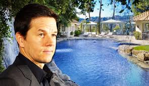 Southern mountain views create a stunning backdrop throughout the house,. Mark Wahlberg Home Beverly Hills Post Office Homes Celeb Real Estate