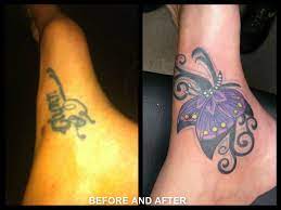 Pin By Trisha S On Diy Cover Up Tattoos Butterfly Tattoo Cover Up Up Tattoos
