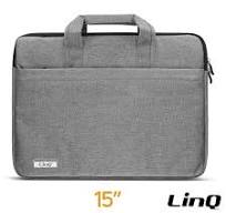 Borsa per computer portatile 15 pollici impermeabile, LinQ - grigia