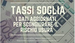 La soglia per il compenso di mediazione degli agenti in caso di mutuo è fissata al 1,58%. Tassi Soglia I Dati Aggiornati Per Scongiurare Il Rischio Usura Konsumer