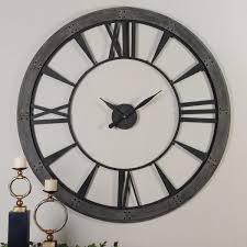 Newgate mr clarke large arabic wall clock in light wood. Ronan Large Wall Clock Uttermost