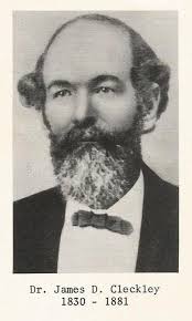 Dr James Daniel Cleckley (1830-1881)