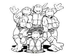 Bring the fun and excitement of action heroes to life through the teenage mutant ninja turtles coloring page below. Printable Ninja Turtles Coloring Pages Coloring Home