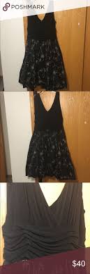 Black Dress With Cream Embroidery 22w Long Taffeta Skirt Black Dress Dresses