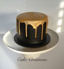 Black Fondant And Gold Royal Icing Drip Https Www Djs Durban Cake Drip Cakes Cake Decorating With Fondant