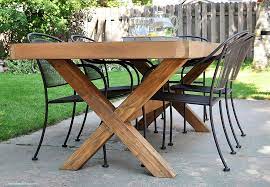 Here are detailed instructions on how to make your own garden table. 18 Diy Outdoor Table Plans