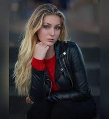 Hamburg Cuzio Neuhardenberg Oderbruch Markischoderland Shooting Photooftoday Hamburgmodel Leather Jacket Girl Leather Coat Jacket Leather Jackets Women