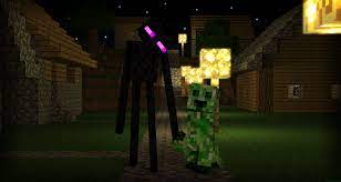 Enderman On A Date By Lockrikard On Deviantart Minecraft Wallpaper Minecraft Minecraft Art