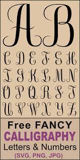 Calligraphy fonts a to z capital letters. Calligraphy Alphabet Printable A Z Cursive Capital Letters Patterns Monograms Stencils Diy Projects