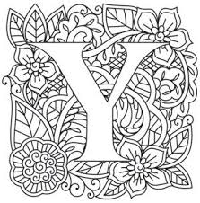The letter y is for yak. Mendhika Letter Y Coloring Letters Coloring Pages Lettering