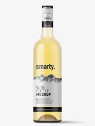 White Wine Mockup Smarty Mockups Wine Bottle Wine Bottle Mockup