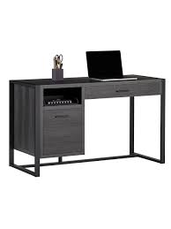 Realspace Dejori 51 W Desk Charcoal Office Depot